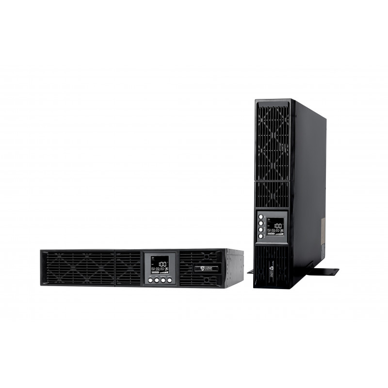 ИБП Сайбер Электро ЭКСПЕРТ-II-1000Р, 1000VA/1000W, 2U, ONLN, SIN, LCD, USB, RS232, RJ45/11, SL, EPO,