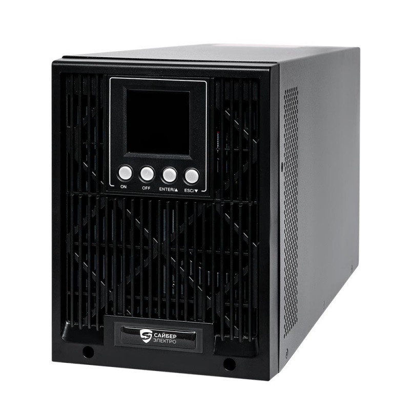 ИБП Сайбер Электро ЭКСПЕРТ-II-3000, 3000VA/2700W, ONLN, SIN, LCD, USB, RS232, SL, HW, C13x2, SCHUKOx